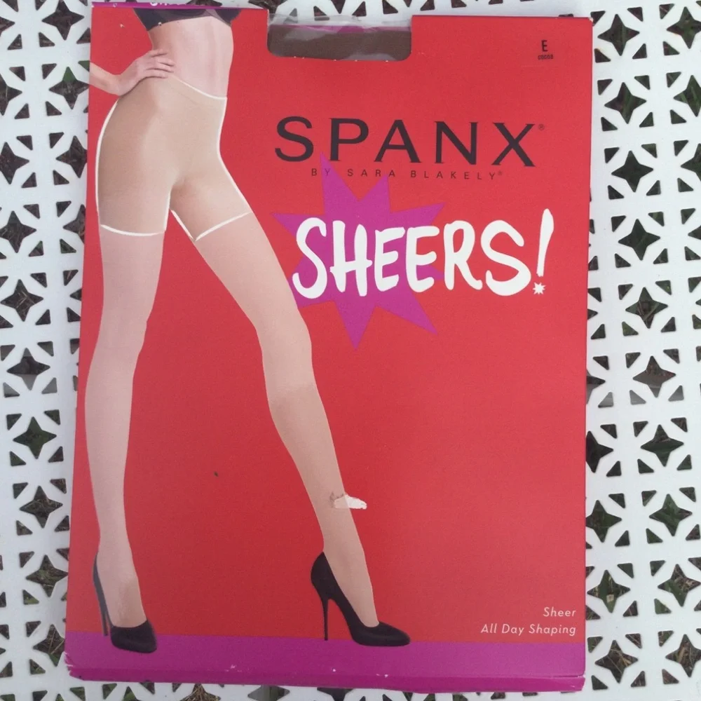 Spanx Size E Cocoa  Super Shaping Sheers Style 913 NWT